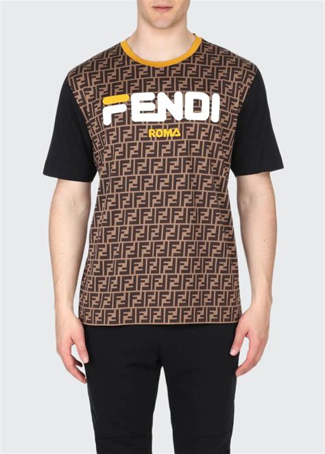 fendi men's polo shirts|fendi graphic tees.